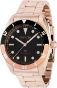 Invicta Herrklocka 40490 Pro Diver Svart/Roséguldstonat stål Ø40 mm