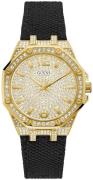 Guess Damklocka GW0408L2 Shimmer Gulguldstonad/Textil Ø38 mm