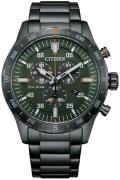 Citizen Herrklocka AT2527-80X Sport Grön/Stål Ø43.5 mm