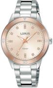 Lorus Damklocka RG241RX9 Ladies Rosa/Stål Ø34 mm