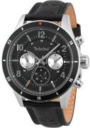 Timberland Herrklocka TDWGF2201001 Hooksett Svart/Läder Ø46 mm