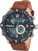 Timberland Herrklocka TDWGD2103203 Durham Svart/Läder Ø48 mm