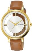 Lorus Damklocka RG294PX9 Classic Silverfärgad/Läder Ø36 mm