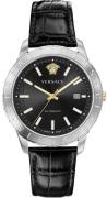 Versace Herrklocka VE2D00221 Univers Svart/Läder Ø43 mm