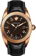 Versace Herrklocka VFE080013 V Sport II Svart/Läder Ø42 mm