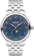 Montblanc Herrklocka 129631 Star Legacy Blå/Stål Ø42 mm