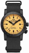 Glycine Herrklocka GL0463 Combat Orange/Läder Ø42 mm