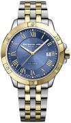 Raymond Weil Herrklocka 8160-STP-00508-2 Tango Blå/Gulguldtonat