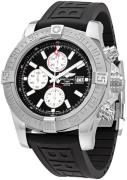 Breitling Herrklocka A13371111B1S1 Super Avenger Ii Svart/Gummi Ø48