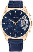 Tommy Hilfiger Herrklocka 1710451 Baker Blå/Läder Ø43.5 mm