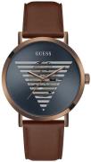 Guess Herrklocka GW0503G4 Idol Grå/Läder Ø44 mm