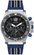 Guess Herrklocka GW0415G2 Pilot Svart/Gummi Ø50 mm