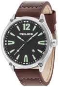 Police Herrklocka R1451287002 Svart/Läder Ø48 mm