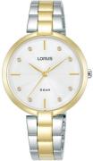 Lorus Damklocka RG234VX9 Ladies Silverfärgad/Guldtonat stål Ø32 mm