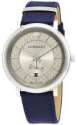 Versace Herrklocka VEBQ01719 V Circle Svart/Läder Ø42 mm