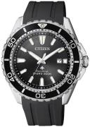 Citizen Herrklocka BN0190-15E Promaster Svart/Gummi Ø44.5 mm