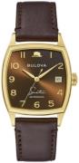 Bulova Herrklocka 97B198 Sinatra Brun/Läder