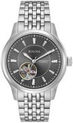 Bulova Herrklocka 96A190 Window Grå/Stål Ø40 mm