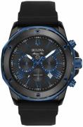 Bulova Herrklocka 98B308 Marine Star Grå/Gummi Ø44 mm