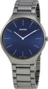 Rado Damklocka R27955022 Ceramica Blå/Keramik Ø39 mm