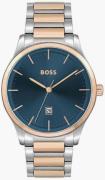 Hugo Boss Herrklocka 1513978 Reason Blå/Roséguldstonat stål Ø43 mm