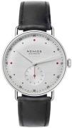 Nomos Glashütte Herrklocka N-1114 Metro Silverfärgad/Läder Ø38.5