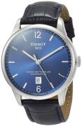 Tissot Herrklocka T099.407.16.047.00 Chemin Des Tourelles Blå/Läder