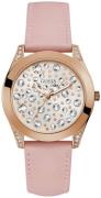 Guess Damklocka W1065L1 Wonderlust Vit/Läder Ø38 mm