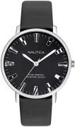 Nautica Herrklocka NAPCRF910 Svart/Läder Ø43 mm