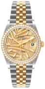 Rolex Damklocka 126283RBR-0023 Datejust 36 Gulguldstonad/18 karat