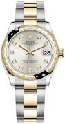 Rolex Damklocka 278343RBR-0019 Datejust 31 Silverfärgad/18 karat