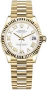 Rolex Damklocka 278278-0020 Datejust 31 Vit/18 karat gult guld Ø31 mm