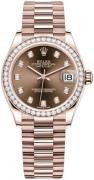 Rolex Damklocka 278285RBR-0006 Datejust 31 Brun/18 karat roséguld