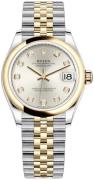 Rolex Damklocka 278243-0020 Datejust 31 Silverfärgad/18 karat gult