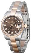 Rolex Damklocka 279171-0012 Lady-Datejust 28 Brun/18 karat roséguld