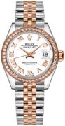 Rolex Damklocka 279381RBR-0021 Lady-Datejust 28 Vit/18 karat