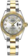 Rolex Damklocka 279173-0008 Lady-Datejust 28 Silverfärgad/18 karat