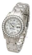 Rolex Damklocka 80299-0061 Lady Datejust Pearlmaster Vit/18 karat