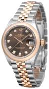 Rolex Damklocka 279161-0011 Lady-Datejust 28 Brun/18 karat roséguld