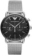 Emporio Armani Herrklocka AR11104 Svart/Stål Ø43 mm