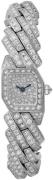 Cartier Damklocka WJBJ0005 Maillon De Diamantinfattad/18 karat vitt