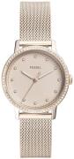 Fossil 99999 Damklocka ES4364 Beige/Roséguldstonat stål Ø34 mm