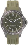 Nautica 99999 Herrklocka NAPFRB003 Grön/Gummi Ø44 mm