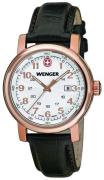 Wenger Urban Classic Damklocka 01.1021.108 Vit/Läder Ø34 mm