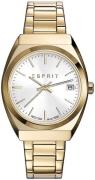 Esprit Emily Damklocka ES108522003 Vit/Gulguldtonat stål Ø32 mm