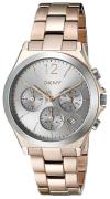 DKNY Chronograph Damklocka NY2453 Silverfärgad/Roséguldstonat stål