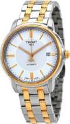 Tissot T-Classic Herrklocka T065.407.22.031.00 Vit/Gulguldtonat stål