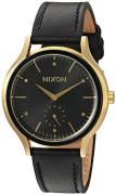 Nixon 99999 Damklocka A995513-00 Svart/Läder Ø38 mm