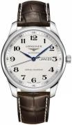 Longines Master Herrklocka L2.920.4.78.5 Silverfärgad/Läder Ø42 mm