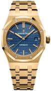 Audemars Piguet Royal Oak Damklocka 15450BA.OO.1256BA.02 Blå/18